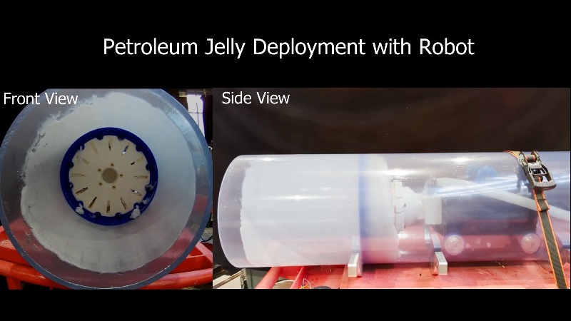 Pipe mapping and repairing robot of CMU
