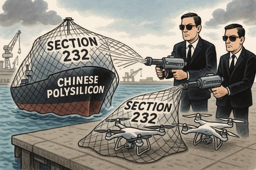 New tariffs inbound? US investigating security of imported drones, polysilicon