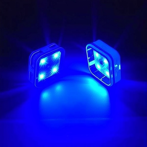 Deep-Blue LEDs Boosted by Dual H-Bonding