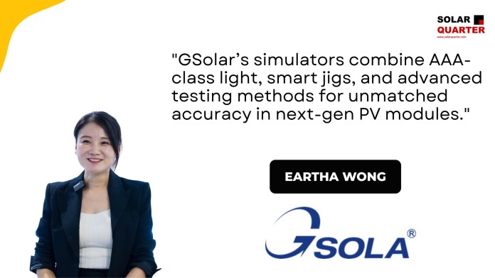 Eartha Wong of GSolar Power on Redefining Global Standards in PV Module Simulation