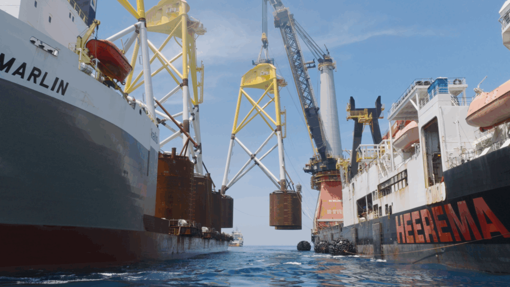 Heerema’s Aegir Installs All Foundations at Ørsted’s Greater Changhua 2b & 4 Wind Farms