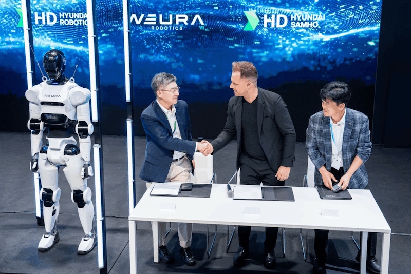 Neura Robotics and HD Hyundai partner to develop humanoid robots for shipbuilding