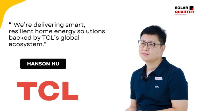 In Conversation with Hanson Hu: TCL’s Vision for Global Residential Solar at SNEC 2025