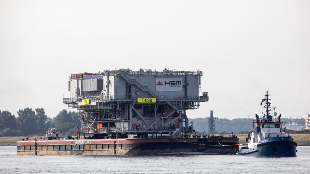 Thor Offshore Substation En Route to Denmark