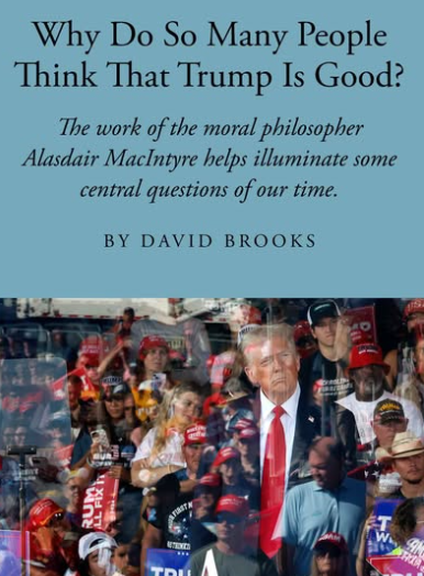 From David Brooks on Morals – 2GreenEnergy.com