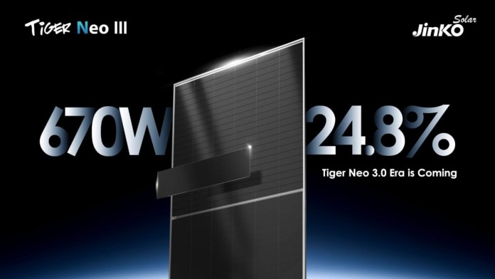 JinkoSolar Tiger Neo 3.0 Opens to Take Orders