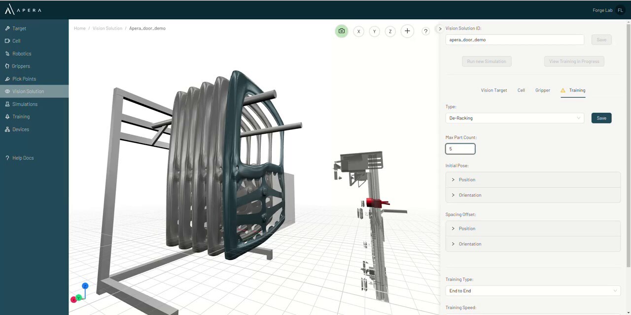Apera AI updates Apera Forge design and AI training studio