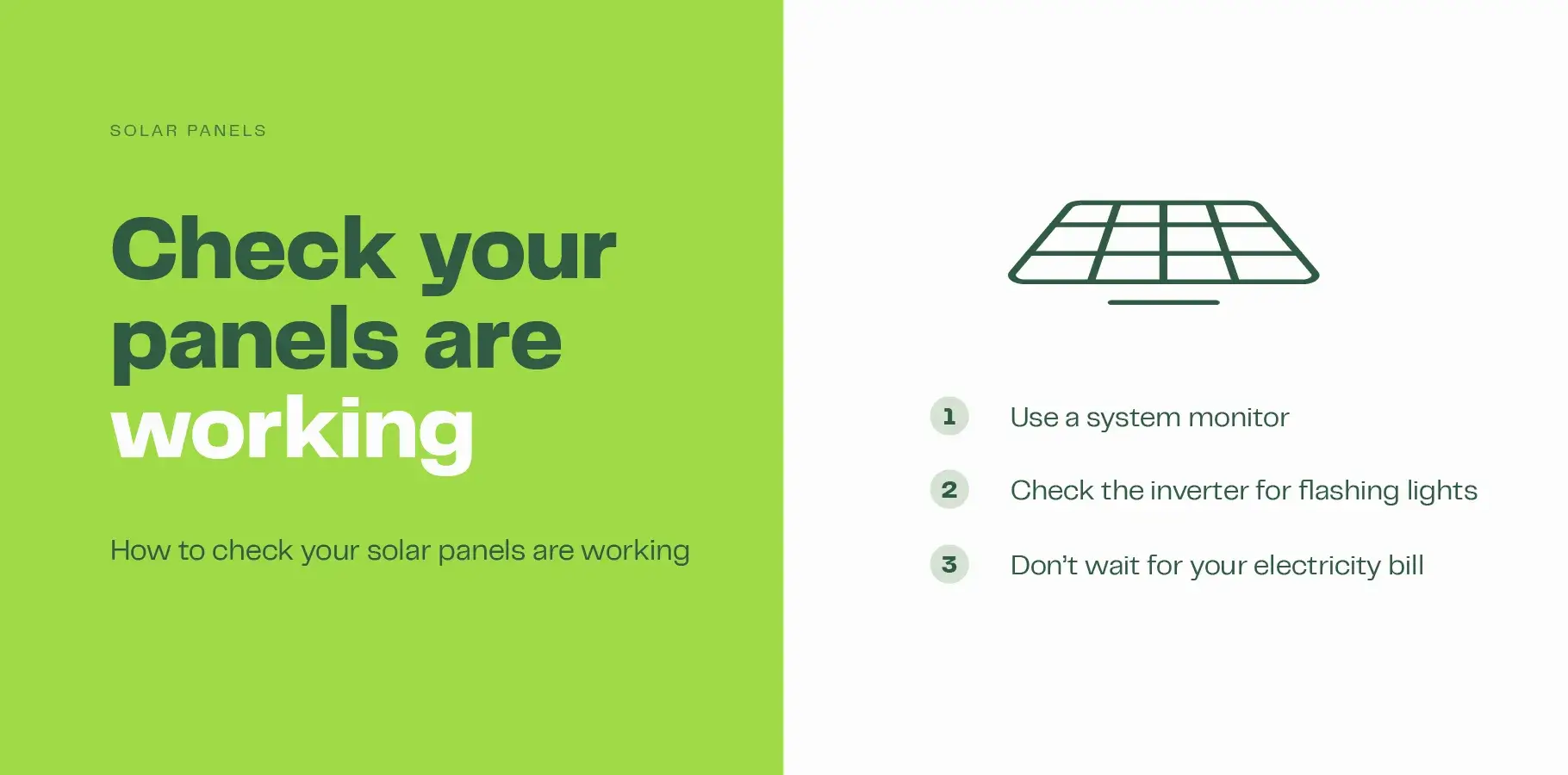 Solar Panels Not Working? Here’s 7 Things to Check