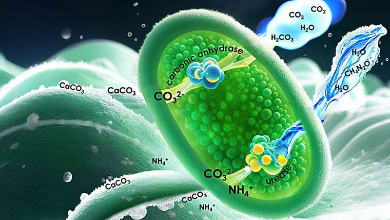 The multitasking microbe that turns CO₂ into minerals