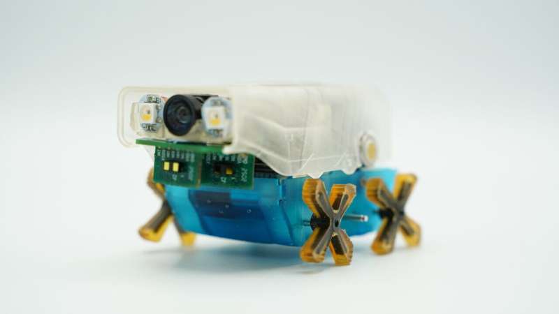 Tiny robots could help fix leaky water pipes