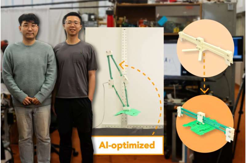 Using generative AI to help robots jump higher and land safely