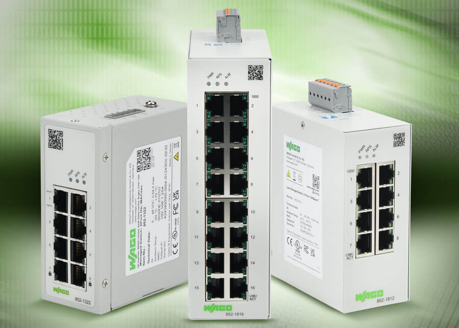 WAGO Lean Managed Ethernet Switches from AutomationDirect